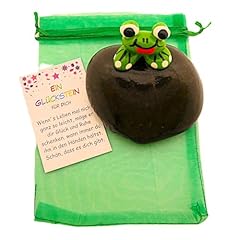 Glücksstein frosch figur gebraucht kaufen  Wird an jeden Ort in Deutschland