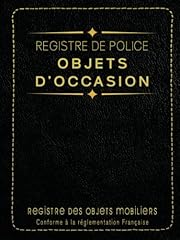 Registre police objets d'occasion  Livré partout en France