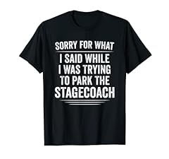 Funny stagecoach shirt. for sale  Delivered anywhere in UK