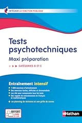 Tests psychotechniques maxi d'occasion  Livré partout en France