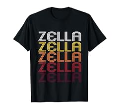 Zella retro wordmark for sale  Delivered anywhere in USA 