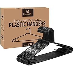 Black plastic hangers for sale  Delivered anywhere in USA 