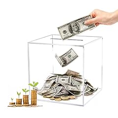 Clear piggy bank for sale  Delivered anywhere in UK