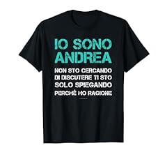 Maglietta andrea regalo usato  Spedito ovunque in Italia 