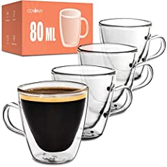 Cosumy doppelwandige espresso gebraucht kaufen  Wird an jeden Ort in Deutschland