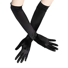 Long black gloves for sale  Delivered anywhere in UK