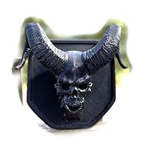 Skull horns emblem for sale  Delivered anywhere in USA 