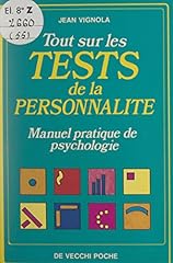 Tests personnalité manuel d'occasion  Livré partout en France