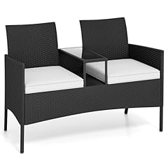 Costway seater rattan for sale  Delivered anywhere in UK