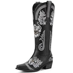 Black cowboy boots for sale  Delivered anywhere in USA 