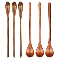 6pcs wooden spoons for sale  Delivered anywhere in UK