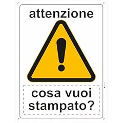 Pubblimania cartello pericolo usato  Spedito ovunque in Italia 