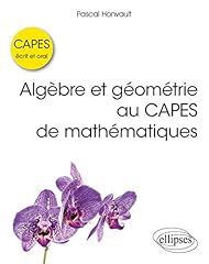 Algèbre géométrie capes d'occasion  Livré partout en France