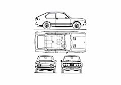Photo blueprint fiat for sale  Delivered anywhere in UK