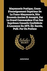 Maçonnerie pratique cours for sale  Delivered anywhere in USA 