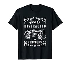 Used, Easily distracted by tractors - Tractor T-Shirt for sale  Delivered anywhere in Ireland