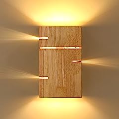 Wooden wall light for sale  Delivered anywhere in UK