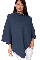 Marine cashmere poncho usato  Spedito ovunque in Italia 