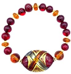 Bracciale vetro antica usato  Spedito ovunque in Italia 