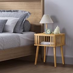 Bamboo nightstand solid for sale  Delivered anywhere in USA 