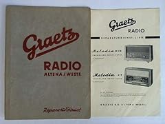 Graetz radio reparaturdienst usato  Spedito ovunque in Italia 