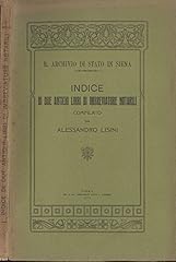 Indice due antichi usato  Spedito ovunque in Italia 