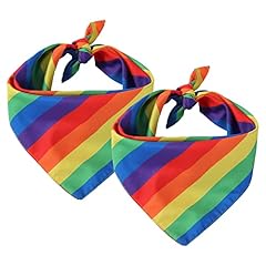 Pcs rainbow bandana for sale  Delivered anywhere in UK