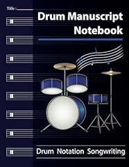 Drum manuscript notebook for sale  Delivered anywhere in USA 