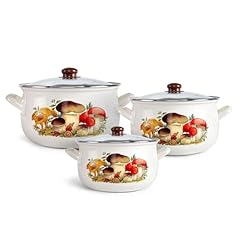 Mushrooms enamel belly for sale  Delivered anywhere in USA 