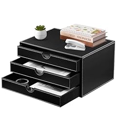 Leather desktop organizer for sale  Delivered anywhere in USA 