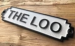 Loo sign iron for sale  Delivered anywhere in UK