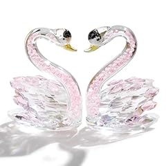 Movdyka crystal swans for sale  Delivered anywhere in UK