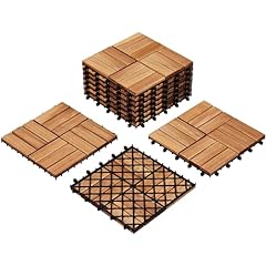 Yaheetech holzfliesen akazie gebraucht kaufen  Wird an jeden Ort in Deutschland