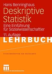 Deskriptive statistik einführ gebraucht kaufen  Wird an jeden Ort in Deutschland