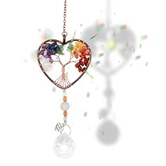 Glass suncatcher heart for sale  Delivered anywhere in UK