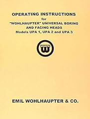 Wohlhaupter universal boring for sale  Delivered anywhere in USA 