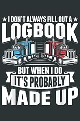 Funny trucker logbook for sale  Delivered anywhere in USA 
