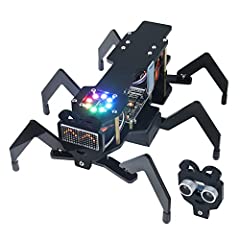 Freenove Robot Ant Kit (Compatible with Arduino IDE), Dot Matrix Expressions, Ultrasonic Obstacle Avoidance, Colorful Lights, IR Remote, App, STEM Project usato  Spedito ovunque in Italia 