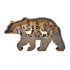 Maclaronx wood bear for sale  Delivered anywhere in USA 