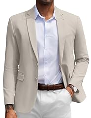 Coofandy tan blazer for sale  Delivered anywhere in USA 
