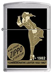 Zippo Windproof Varga Girl Commemorative Lighter 1932-1982" for sale  Delivered anywhere in USA 