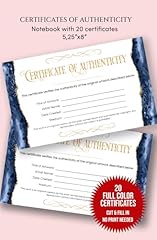 Certificate authenticity origi for sale  Delivered anywhere in UK