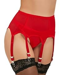 Ohyeahlady red suspender for sale  Delivered anywhere in UK