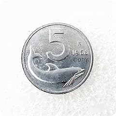 NIUBB Replica della Moneta da 5 Lire in Alluminio Italiane del 1956, usato usato  Spedito ovunque in Italia 