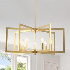 Light gold chandelier for sale  Delivered anywhere in USA 