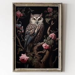 Vintage owl wall for sale  Delivered anywhere in USA 