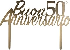 Cake topper anniversario usato  Spedito ovunque in Italia 