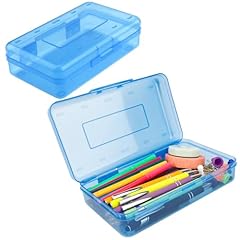 Pencil box clear for sale  Delivered anywhere in USA 