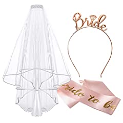 Bride sash veil for sale  Delivered anywhere in UK