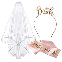 Bride sash veil for sale  Delivered anywhere in Ireland